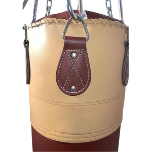 Saco de Boxeo de Cuero/Simil Cuero para Entrenamiento de Kickboxing y Boxeo, Altura Ajustable, Saco de Gimnasio MMA con Diseño Ecológico - Product Image 4