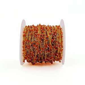 El Joyero Cadena de Rosario Colgante de Cornalina - Product Image 5