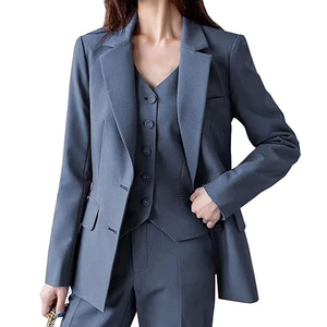 Traje de Negocios para Mujer, 3 Piezas, de Lujo, para Oficina, Boda, Vestido Formal, Pantalón, Chaqueta, Traje de Esmoquin, Precio de Fábrica, Gran Venta - Product Image 1