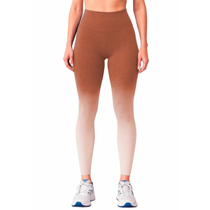 Leggings de yoga pour femmes enceintes, taille haute, effet ventre plat, extensibles, respirants, sans coutures, avec services OEM de qualité supérieure - Product Image 1