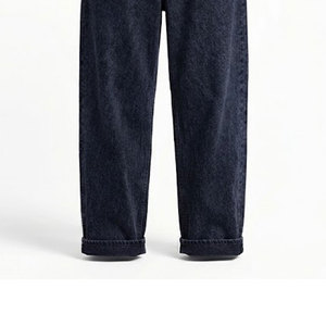 Pantalones Vaqueros de Algodón 100% Ecológicos, Corte Regular, Multibolsillos, Estilo Casual Elegante, para Hombre, con Elasticidad Media, Nuevo Diseño - Product Image 4