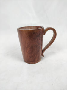 Pot en bois écologique personnalisé |   Fait main, poli, pour hommes, camping, voyage, extérieur, gravé, bouddhisme, Noël - Product Image 4