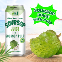 Hoge Kwaliteit Pure 100% Zuurzak Vruchtensap Met Pulp Vinut 490Ml Kan Fabrikant Private Label Oem Odm Wholesale Prijs Iso