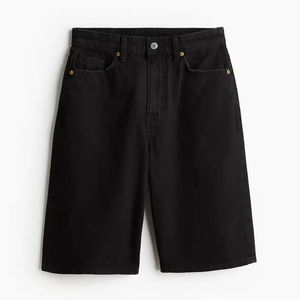 Pantalones Cortos de Mezclilla con Estampado Retro Americano Casual de Verano, Pantalones de Cinco Cuartos Holgados y Versátiles para Hombre - Product Image 2