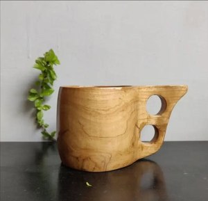 Copa de Madera Natural de Último Diseño 2026, Personalizada para Vino, Agua, Bebidas, Vajilla, al Mejor Precio - Product Image 2