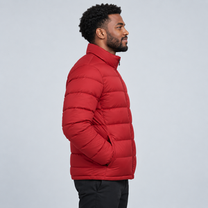 Custom made <b>mens</b> winter <b>jackets</b> featuring premium insulation fashionable colors and quality construction for wholesale apparel - Product Image 3