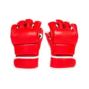 Guantes de MMA sin dedos de cuero 100% con cordones, fabricados en fábrica, de alta calidad, suaves, de gran venta, recién llegados. - Product Image 2