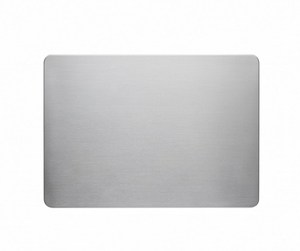 Planche à découper rectangulaire en acier inoxydable de qualité supérieure, finition brossée - Product Image 4