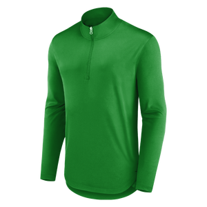 Men Performance Quarter Zip Pullover Quick Dry Breathable Gym Wear Custom Activewear Manufacturer - Product Image 1