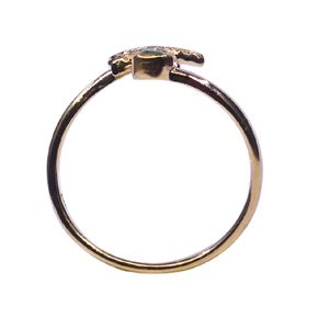 Wedding Wear 925 Sterling <b>Silver</b> Gold Plated Jewelry <b>Emerald</b> Gemstone Women Wear Classic Couple <b>Ring</b> - Product Image 3