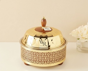 Elegante Olla Buffet con Acabado de Lujo y Tapa de Acero con Detalles en Madera, Fabricante de Cazuelas de Primera Calidad para Suministro al por Mayor - Product Image 5