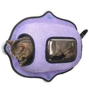 Purr View Lettino e Cuccia Trasparente per Gatti con Ventosa per Porte e Finestre - Product Image 2