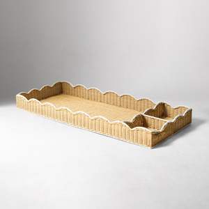 Cesta de mimbre para cambiador, cesta decorativa de almacenamiento, organizador de ratán natural, perfecta para la organización del cuarto de bebé - Product Image 5