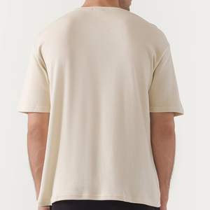 Camisetas personalizadas 100% algodón poliéster para hombre, camiseta moderna de mezcla triple perfecta, camisetas de corte regular, impresión OEM ODM - Product Image 6