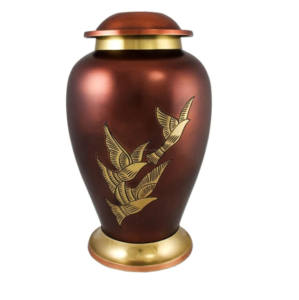 Venta caliente último diseño urnas de latón para cenizas latón negro radiante urnas de cremación precios bajos urnas de cremación funeraria de Metal para adultos - Product Image 2