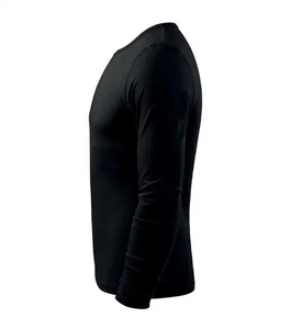 เสื้อยืดถักคอกลมแขนยาวสำหรับผู้ชาย, ชุดลำลองทรงสลิมฟิต - Product Image 2