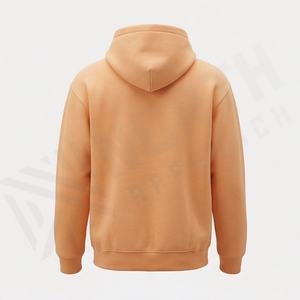 Plain Autumn <b>Hoodie</b> Men Women Cotton Pullover Front Pocket Embroidered Design <b>Oversized</b> Fit Comfortable Casual Sweatshirt - Product Image 2