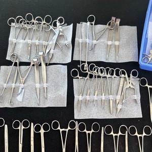 Juego de Instrumentos Quirúrgicos de Acero Inoxidable Surtidos: Pinzas, Tijeras, Retractores, Soportes, Dilatadores, Kit de Herramientas Médicas Manuales con Certificación CE ISO - Product Image 2