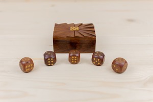 Caja de Juego de Madera Decorativa de Diseño Vintage para el Hogar, la Oficina y Hoteles, para Decoración y Exhibición en Mesa - Product Image 4