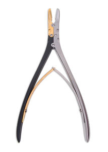 Pinza de corte ortopédica manual de doble acción Beyer Bone Rongeur, de acero inoxidable alemán, acabado Dall, instrumentos quirúrgicos - Product Image 4