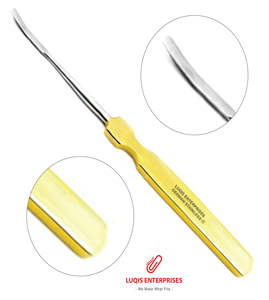 Élévateur périostal Fomon légèrement courbé, instrument chirurgical ORL pour rhinoplastie nasale, outil en acier inoxydable - Product Image 4