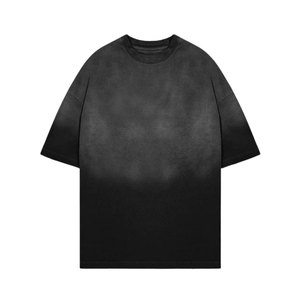 Nouveau design T-shirt délavé au soleil 100% coton personnalisable haute qualité manches courtes prix de gros fabriqué au Pakistan - Product Image 1