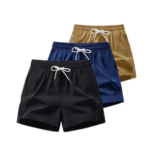 Maillot de bain pour homme personnalisé 100% short de plage en polyester avec motif sublimé de style décontracté design solide pour une utilisation en salle de sport - Product Image 1