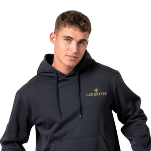 Sweat à capuche personnalisé pour homme avec cordon de serrage, poche kangourou, coupe classique, impression de lettres avant et arrière, style streetwear, fournisseur de vêtements OEM - Product Image 3