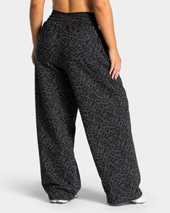 Pantalon Harem Taille Haute Imprimé Léopard pour Femme, Coupe Ample Décontractée, Longueur Intégrale, Taille Élastique avec Poches, Style Automne Respirant - Product Image 5