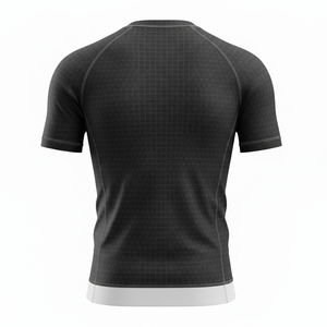 Custom sublimated <b>rash</b> <b>guard</b> shirt for men <b>women</b> kids MMA BJJ jiu jitsu no gi training durable compression wholesale swimwear - Product Image 2