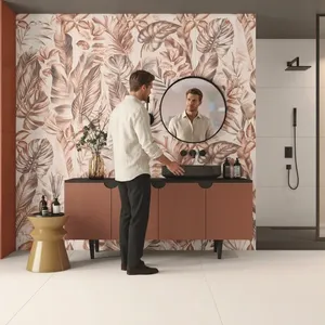 Azulejos de Porcelana Tallados de Primera Calidad 60x120, Diseño Interior de Hotel de Lujo, Aspecto de Piedra, Acabado Mate Rústico, Azulejo Corporativo - Product Image 3