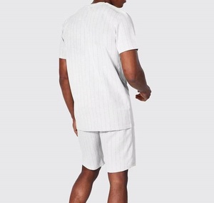 Latest Design Ribbed Men Clothing <b>Twins</b> <b>Set</b> 2pcs Summer T-Shirt & Short <b>Set</b> For Gym Fitness Muscles Workout Mens Rib Shorts <b>Sets</b> - Product Image 4