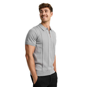 เสื้อโปโลลำลองดีไซน์สั่งทำพิเศษ ผ้าฝ้าย 100% ดีไซน์ทันสมัย เสื้อโปโลชาย พรีเมียม น้ำหนักเบา เสื้อขายส่ง - Product Image 3