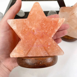 Lámpara de Sal del Himalaya en Forma de Estrella a Bajo Precio, Lámpara de Sal de la Mejor Calidad, Precio al por Mayor - Product Image 4