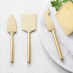 <b>Kitchen</b> <b>Gadgets</b> and Accessories Brass Cheese Sets Home Table Cheese Butter Knife Fork Set Popular Design - Product Image 6