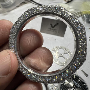 Pendentif Hip-Hop personnalisé en argent 925 plaqué or rose et or blanc, serti de moissanite VVS certifiée IGI, style Iced Out, bijoux raffinés pour cadeau - Product Image 1