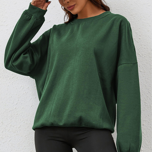 HI-GLOW SPORTS INTERNATIONAL <b>Women's</b> Sweatshirt Eco-Friendly Breathable Fleece 100% Cotton Premium Quality Customized Logo Model - Product Image 3