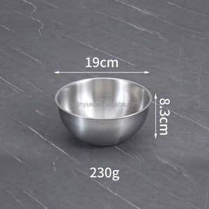 Bol mélangeur profond en acier inoxydable 304 avec échelle de mesure pour le camping, la pâtisserie, le stockage alimentaire écologique, la préparation de salades et la vaisselle de dîner - Product Image 2