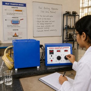 Aparato de Ebullición para Laboratorio Reliant Lab |   Equipo de Laboratorio para Transferencia de Calor 220V, Sistema de Entrenamiento Experimental de Conductividad Térmica - Product Image 2