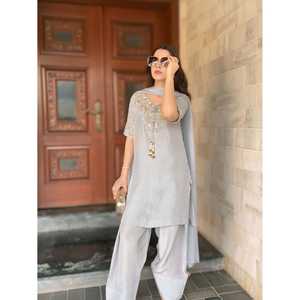 Vestidos de Noche de Diseñador, Estilo Top-Plazzo con Dupatta, Elegantes y con Estilo - Product Image 3