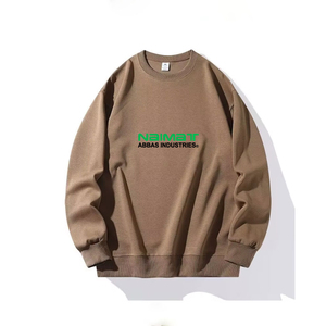 เสื้อสเวตเชิ้ตคอกลมชายขอบยางยืดแบบขยายพิเศษ ทรงคลาสสิกสำหรับผู้ชาย ผ้าฝ้ายผสมหนานุ่ม อุ่นสบาย เหมาะสำหรับกิจกรรมกลางแจ้ง - Product Image 6