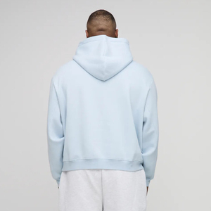 Sweat-shirts à capuche épais de haute qualité 500 g/m² pour hommes, 100 % coton, coupe ample et carrée, respirants, épaules tombantes personnalisées. - Product Image 3