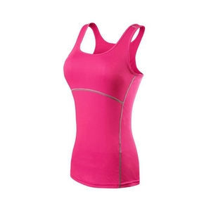 Women's Customized Color Sporty Quick Dry Scoop <b>Neck</b> Short <b>Tank</b> <b>Top</b> Casual Woven Breathable 100% Cotton Sleeveless <b>Top</b> - Product Image 4