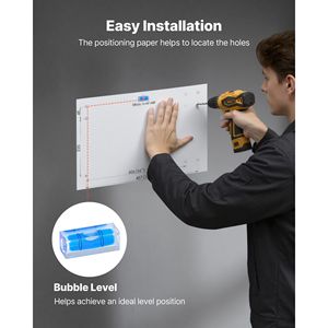 Scaffalatura a Muro in Acciaio a 2 Livelli per Garage, Set da 4 Unità da 2 x 3 Piedi, Stoccaggio Flottante 24 x 72 Pollici, 2 x 3 Piedi per Ripiano - Product Image 5