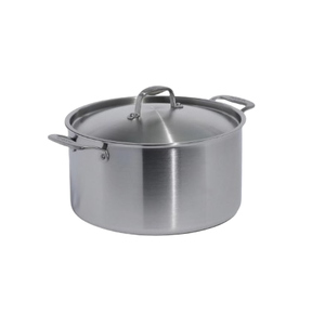 <b>Saucepan</b> Stainless Steel Cover Multi-layer Coating Gas Induction New Aluminum Soup Stock Pots <b>Large</b> Capacity Composite Bottom - Product Image 2