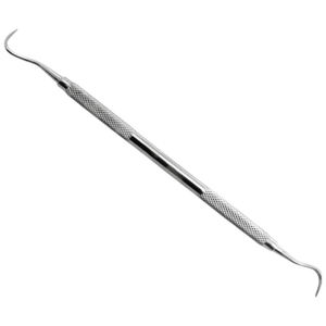 Jacquette - Raspador dental de doble punta, reutilizable, duradero, de acero inoxidable, instrumentos quirúrgicos dentales manuales - Product Image 1