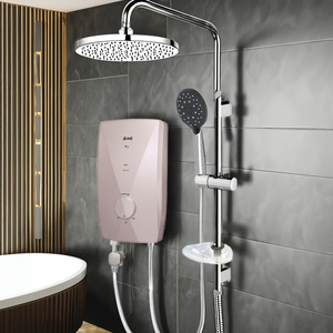 2025 Producto caliente Alpha V10E 3.5KW Temperatura LED eléctrica Sin bomba Calentador de agua instantáneo Característica de seguridad para el hogar Hotel Plástico - Product Image 4