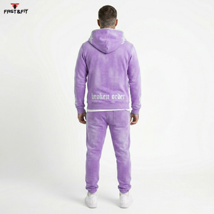 Colección 2026 Ropa de Invierno, Sudadera con Capucha, Corte Ajustado Informal, Lavado Ácido, Color Sólido, para Hombre, 100% Algodón, Hecho en Pakistán - Product Image 4