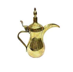 Elegante tetera árabe Dallah de metal, decoración para el hogar, adorno para la sala de estar y la mesa, cafetera Dallah para la mesa de boda. - Product Image 1