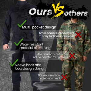 Ensemble veste et pantalon de chasse et de randonnée camouflage avec logo personnalisé, fabricant haut de gamme - Product Image 2